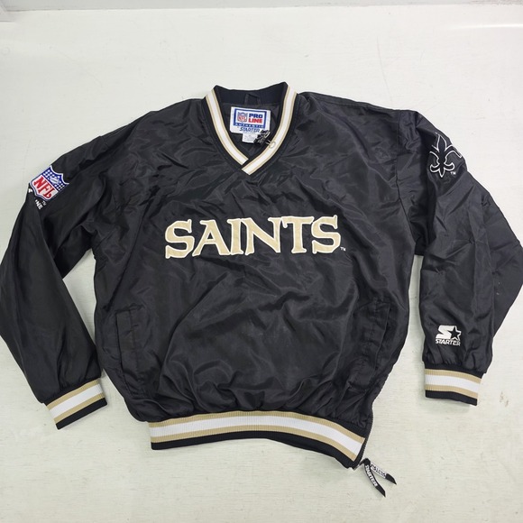 STARTER Other - Vintage 90's Starter New Orleans Saints NFL Pro Line Pullover Jacket XL Korea